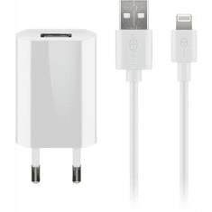 Goobay 44978 USB-A Hálózati töltő - Fehér (5V / 1A) (44978)