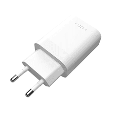 FIXED Dual Travel 2x USB Type-C Hálózati töltő - Fehér (35W) (FIXC35-2C-WH)
