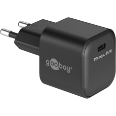 Goobay 65331 USB-C Hálózati töltő - Fekete (45W) (65331)
