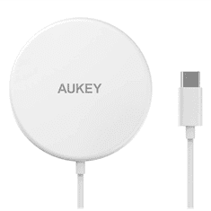 Aukey LC-A1 Vezeték nélküli töltő (15W) - Fehér (LC-A1 WHITE)