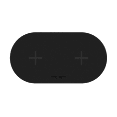 Cygnett Twofold Wireless Qi töltő - Fekete (20W)