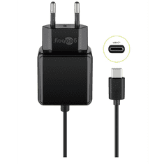 Goobay USB-C Hálózati töltő - Fekete (15W) (45040)