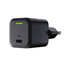 Green Cell PowerGaN USB-C Hálózati töltő - Fekete (33W) (CHARGC06)