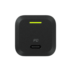 Green Cell PowerGaN USB-C Hálózati töltő - Fekete (33W) (CHARGC06)