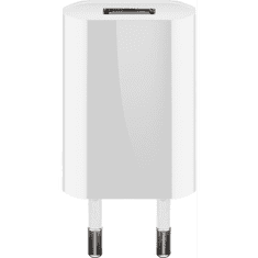 Goobay 44950 Hálózati USB-A töltő - Fehér (5V / 1A) (44950)