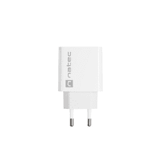 Natec Ribera NUC-2059 USB-C Hálózati töltő - Fehér (20W) (NUC-2059)