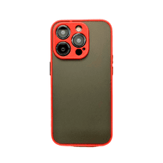 Cellect Apple iPhone 15 Pro Max Műanyag Tok - Piros/Fekete (5999112876281)