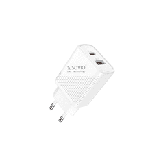 SAVIO LA-04 Hálózati USB töltő (18W) (LA-04)