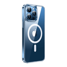 Torras Diamond Apple iPhone 15 Pro MagSafe Szilikon Tok - Átlátszó (X00FX0147)