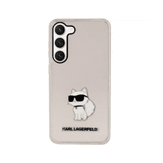 Karl Lagerfeld Ikonik Choupette Samsung Galaxy S23 Tok - Rózsaszín (KLHCS23SHNCHTCP)
