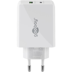 Goobay 61674 USB-A / USB-C Hálózati töltő - Fehér (30W) (61674)