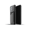 Mujjo Full Leather Wallet Apple iPhone 11 Pro Bőrtok - Fekete (CL002BK)