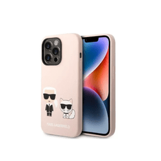Karl Lagerfeld Apple iPhone 14 Pro Max Magsafe Hátlapvédő tok - Rózsaszín (KLHMP14XSSKCI)