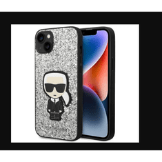 Karl Lagerfeld Apple iPhone 14 Hátlapvédő Tok - Ezüst (KLHCP14SGFKPG)
