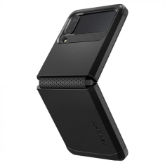Spigen Tough Armor Samsung Galaxy Z Flip 4 Műanyag Tok - Fekete (ACS05111)
