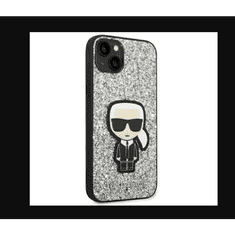 Karl Lagerfeld Apple iPhone 14 Hátlapvédő Tok - Ezüst (KLHCP14SGFKPG)