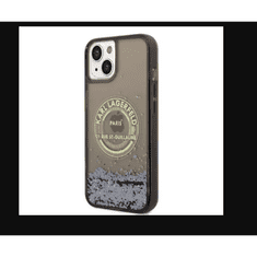 Karl Lagerfeld Apple iPhone 14 Hátlapvédő Tok - Fekete (KLHCP14SLCRSGRK)