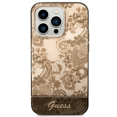 Guess Porcelain Collection Apple iPhone 14 Pro Tok - Okker/Mintás (GUHCP14LHGPLHC)