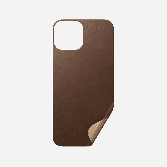 Nomad Leather Skin Apple iPhone 13 Mini Tok - Rusztikus Barna (NM01158585)
