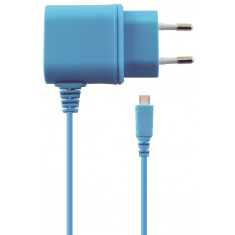 Ksix B1740CD02AZ Micro-USB Hálózati töltő - Kék (5V / 1A) (B1740CD02AZ)