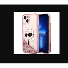 Karl Lagerfeld Apple iPhone 14 Plus Hátlapvédő Tok - Rózsaszín (KLHCP14MLNKHCP)