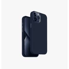 UNIQ Lyden Apple iPhone 15 Pro Max Magsafe Bőr Tok - Kék (UNIQ-IP6.7P(2023)-LYDMBLU)