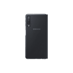 SAMSUNG EF-WA750 Galaxy A7 (2018) gyári Wallet Cover Tok - Fekete (EF-WA750PBEGWW)