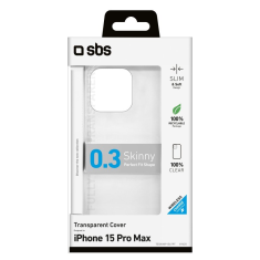 SBS Skinny Apple iPhone 15 Pro Max Tok - Átlátszó (TESKINIP1567PT)