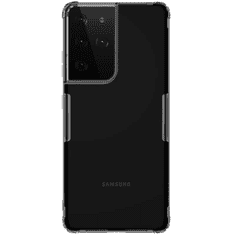 Nillkin Nature Samsung Galaxy S21 Ultra Szilikon Tok - Fekete-átlátszó (S21U-12176)