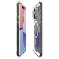Spigen Ultra Hybrid MagFit Apple iPhone 15 Pro Max MagSafe Tok - Fehér/Áttetsző (ACS06576)