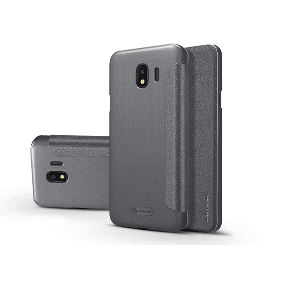 Nillkin NL159990 Sparkle Samsung Galaxy J4 (2018) Flip Bőrtok - Fekete (NL159990)