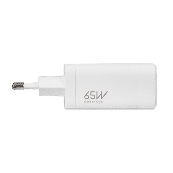 iBOX C-65 GaN 2X USB-C / USB-A Hálózati töltő - Fehér (65W) (ILUC65W)