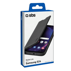 SBS Book Wallet Lite Samsung Galaxy S24 Flip Tok - Fekete (TEBKLITESAS24K)