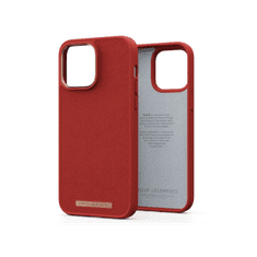 NJORD Suede Comfort Apple iPhone 14 Pro Max Szilikon Tok - Piros (NA44CM07)