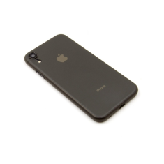 VIREO Jelly 2:1 Apple iPhone XR Védőtok - Átlátszó-fekete (CV910BLK)