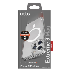 SBS Extreme 3 Apple iPhone 15 Pro Max Magsafe Tok - Átlátszó (TEEXMAGIP1567PT)
