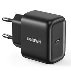 Ugreen CD250 USB-C Hálózati töltő - Fekete (25W) (90610)