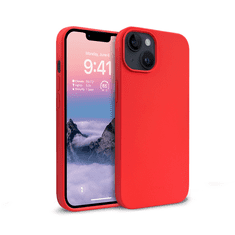 Crong Color Cover Liquid Apple iPhone 14 Plus Szilikon Tok - Piros (CRG-COLR-IP1467-RED)