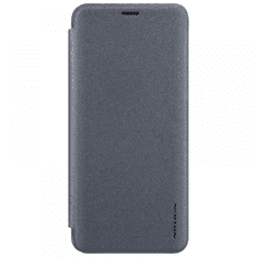 Nillkin Sparkle Samsung Galaxy S9 Flip Bőrtok - Fekete (6902048154568)