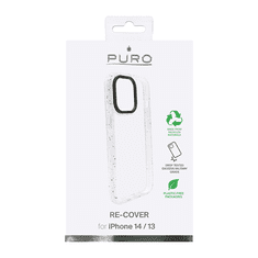 Puro Re-Cover Apple iPhone 14/13 Szilikon Tok - Átlátszó (IPC1461RECOVERWHI)