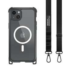 SwitchEasy Odyssey M + Strap Apple iPhone 15 Plus / 14 Plus MagSafe Tok - Átlátszó (MPH567173EA23)