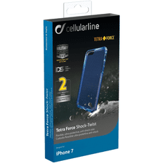 CellularLine Tetra Force Shock-Twist Apple iPhone 7 Tok - Kék (TETRACASEIPH747B)