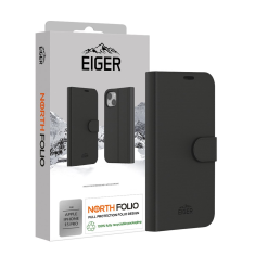 North Folio Apple iPhone 15 Pro Flip Tok - Fekete (EGCA00473)