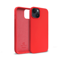 Crong Color Cover Liquid Apple iPhone 14 Plus Szilikon Tok - Piros (CRG-COLR-IP1467-RED)