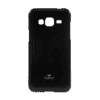 Goospery Samsung Galaxy J3 (2016) Szilikon Védőtok - Fekete csillámporos (GP-66446)