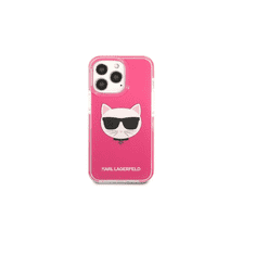 Karl Lagerfeld Choupette Head TPE Apple iPhone 13 Pro Tok - Rózsaszín/Mintás (KLHCP13LTPECPI)
