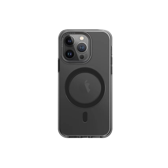 UNIQ Calio Apple iPhone 15 Pro Magsafe Tok - Átlátszó/Fekete (UNIQ-IP6.1P(2023)-CALIOMGTNT)