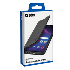 SBS Book Wallet Lite Samsung Galaxy S24 Ultra Flip Tok - Fekete (TEBKLITESAS24UK)