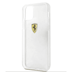 Ferrari Protect Apple iPhone 12 Mini Szilikon Tok - Átlátszó (ESTRHCP12STR)