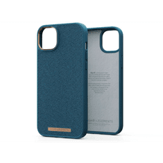 NJORD Fabric Apple iPhone 14 Plus Szilikon Tok - Kék (NA42TN01)